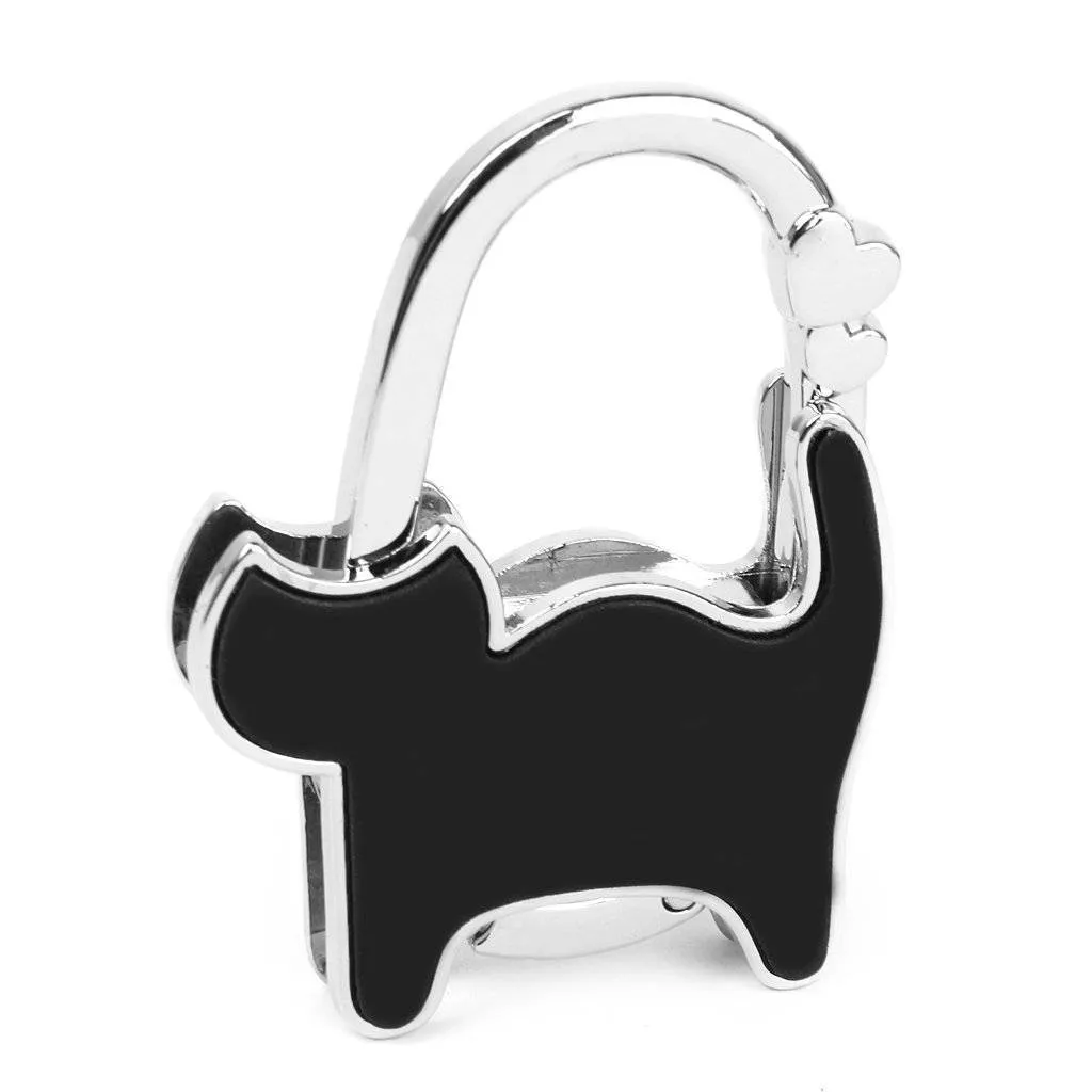 10 Designs, Cat Foldable Bag Rhinestone Hanger hook