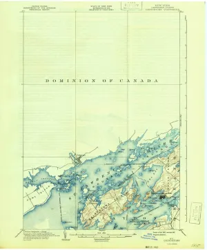 1903 Grindstone, NY - New York - USGS Topographic Map