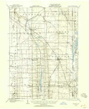 1905 Andover, OH - Ohio - USGS Topographic Map