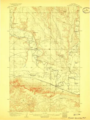 1906 Hinsdale Special Map, MT - Montana - USGS Topographic Map