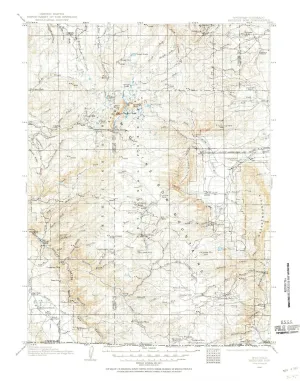 1906 Medicine Bow, WY - Wyoming - USGS Topographic Map