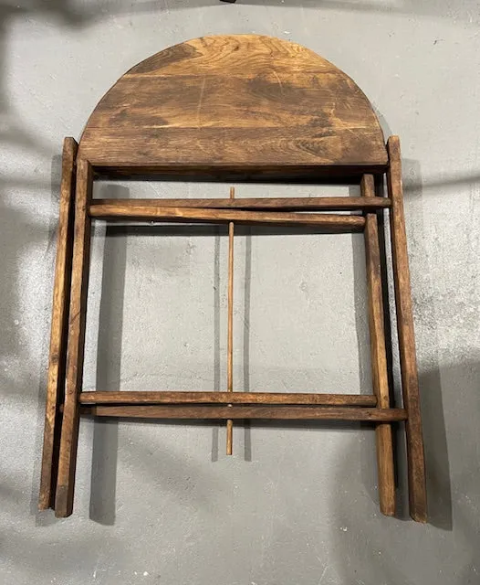 1920s Wooden Foldable Wine Tasting Table  #6373