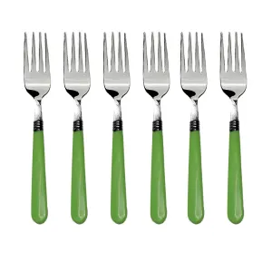 2268 Stainless Steel Forks with Comfortable Grip Dining Fork Set of 6 Pcs