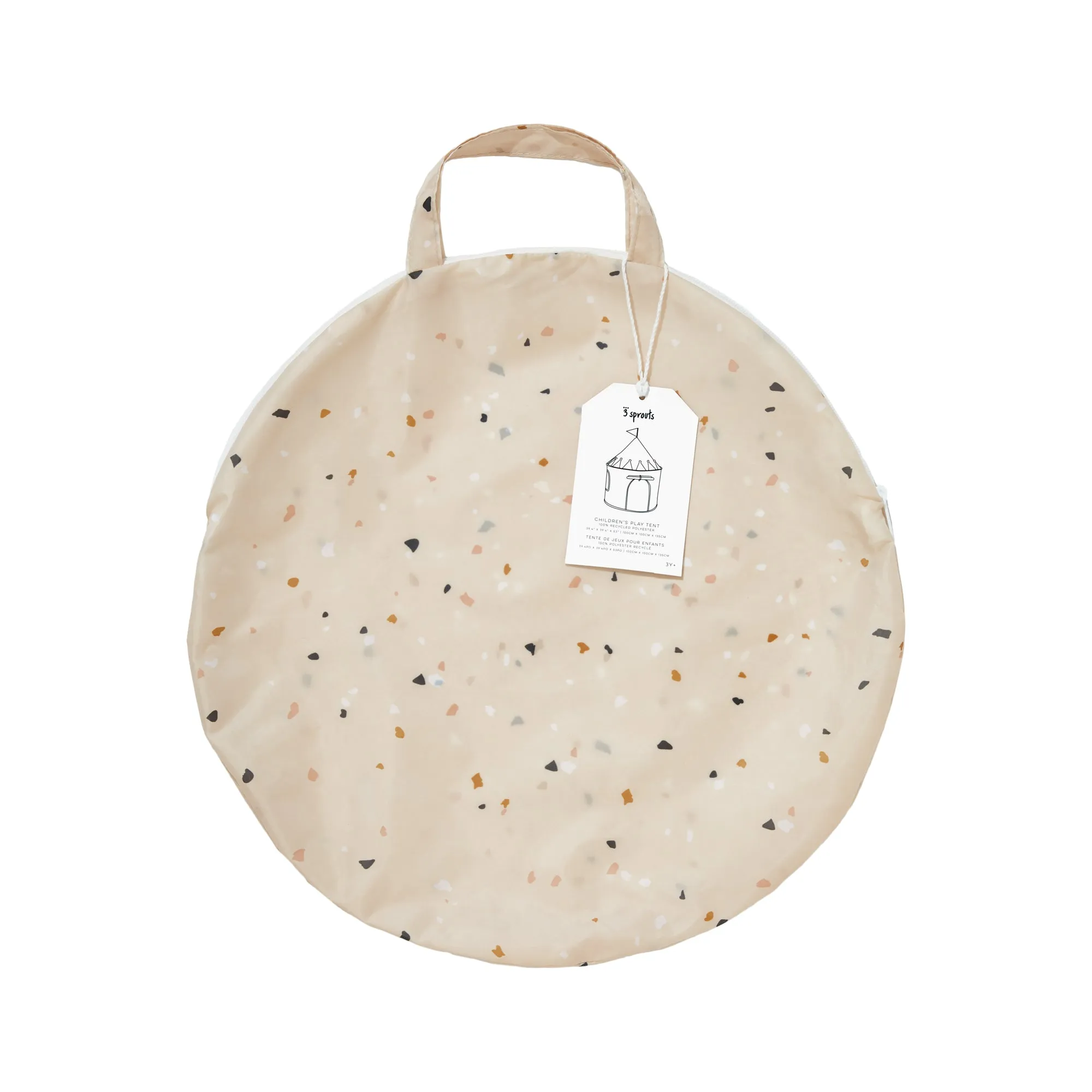 3 Sprouts Speeltent Castle Terrazzo Beige