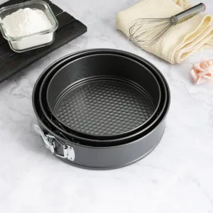 3pc Removable Springform Cake Pan Bundle  Effortlessly MessFree Baking