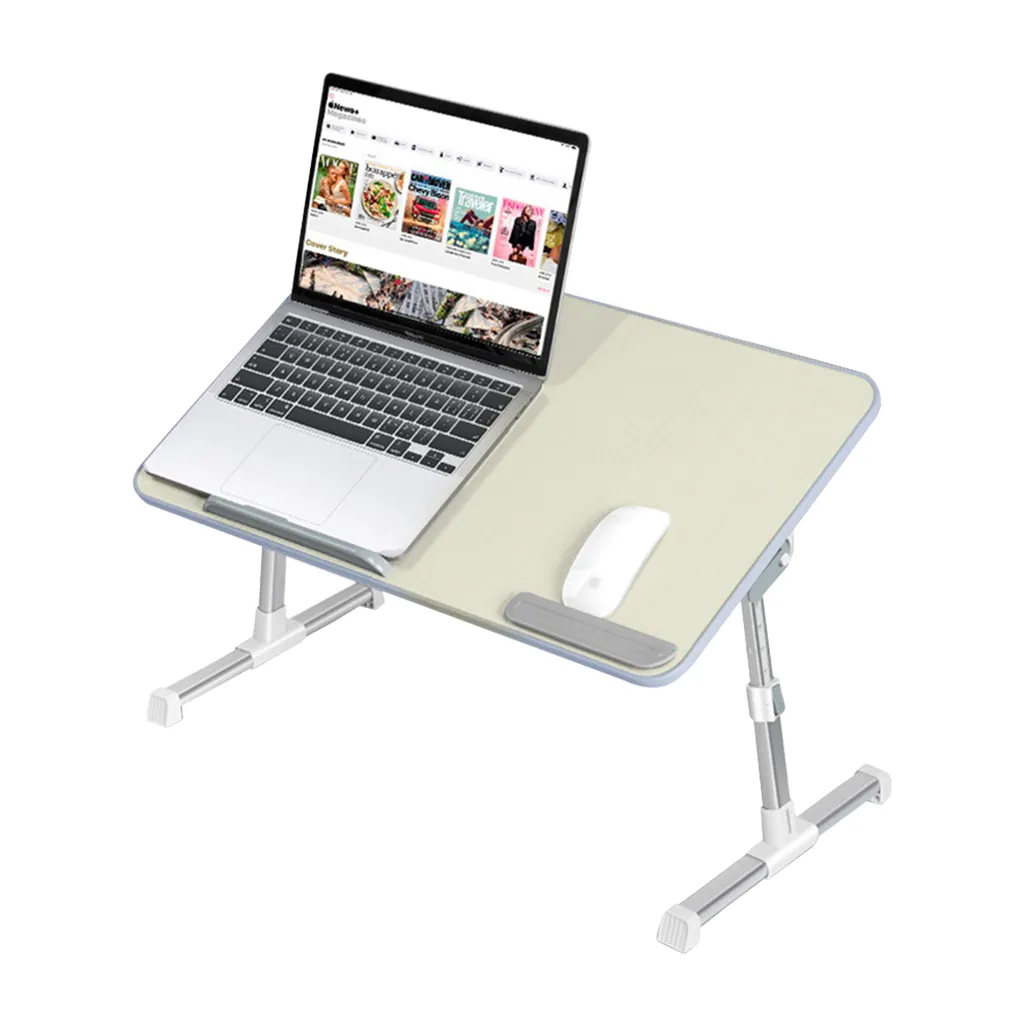 Adjustable Foldable Laptop Table with Baffles, EKKIO