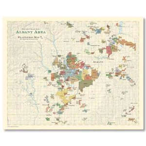 Albany Area Plantation Map