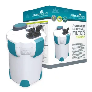 AllPondSolutions 1000L/H Aquarium External Filter 1000EF