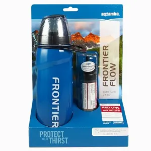 Aquamira Frontier Flow Water Bottle and Filter