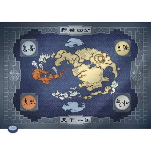 Avatar Legends: Cloth Map & Pai Sho Tile