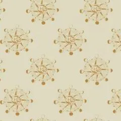 Aweigh North - Star Compass in Sand -  Rae Ritchie for Dear Stella - ST-SRR1061SA - Half Yard