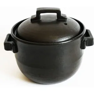 Banko Ware Donabe Rice Pot 2-Go Double Lid