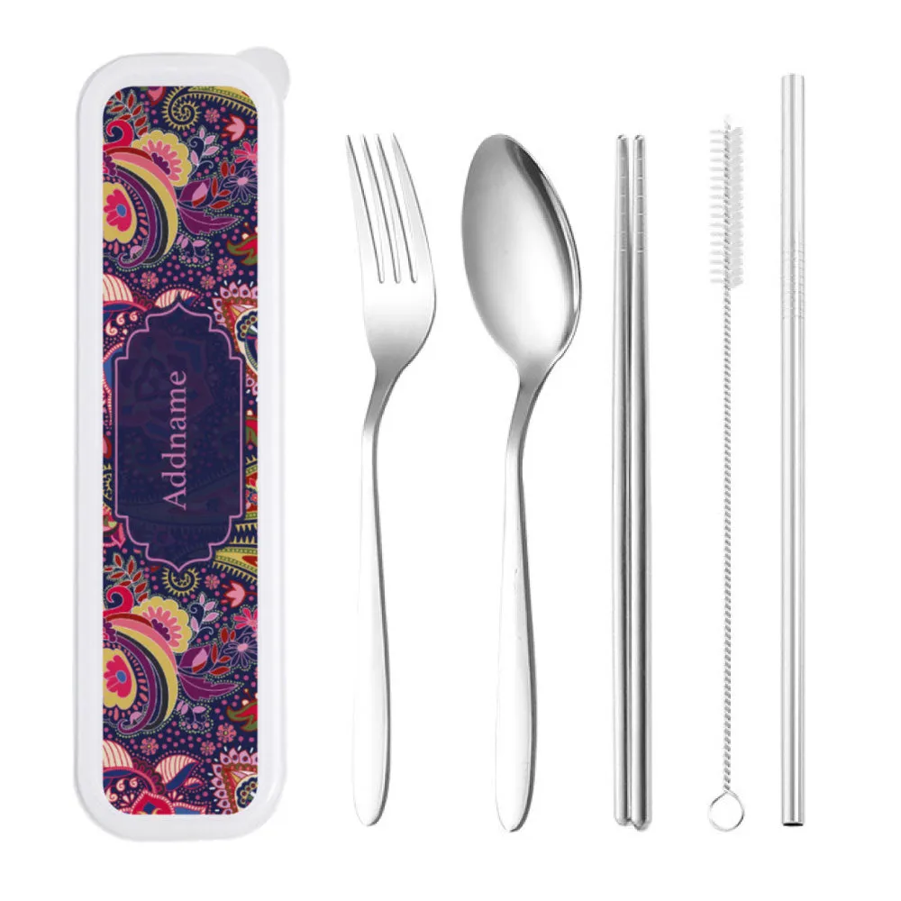 Batik Series Cutlery Set [FREE Custom Add Name]