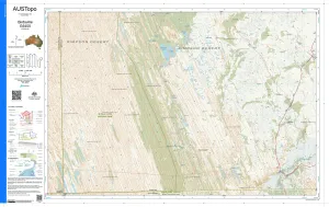 Birdsville G5405 AUSTopo 1:250,000 Map