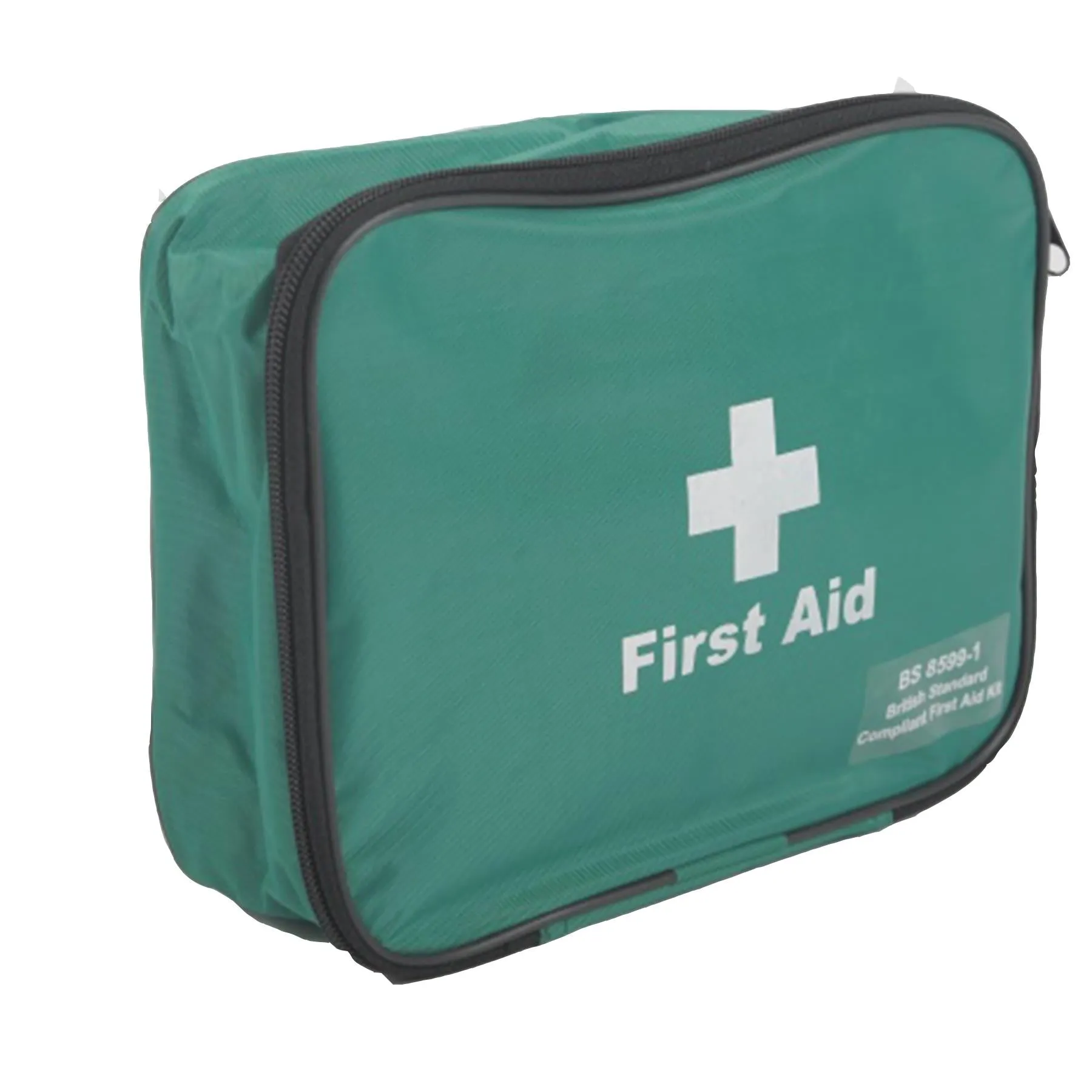 BS8599-1 Pouch First Aid Kit, Zip Up Pouch, Portable, Compliant With British Standard