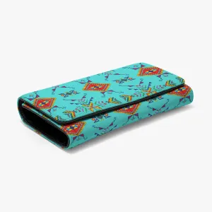 Buffalo Jump Turquoise Foldable Wallet