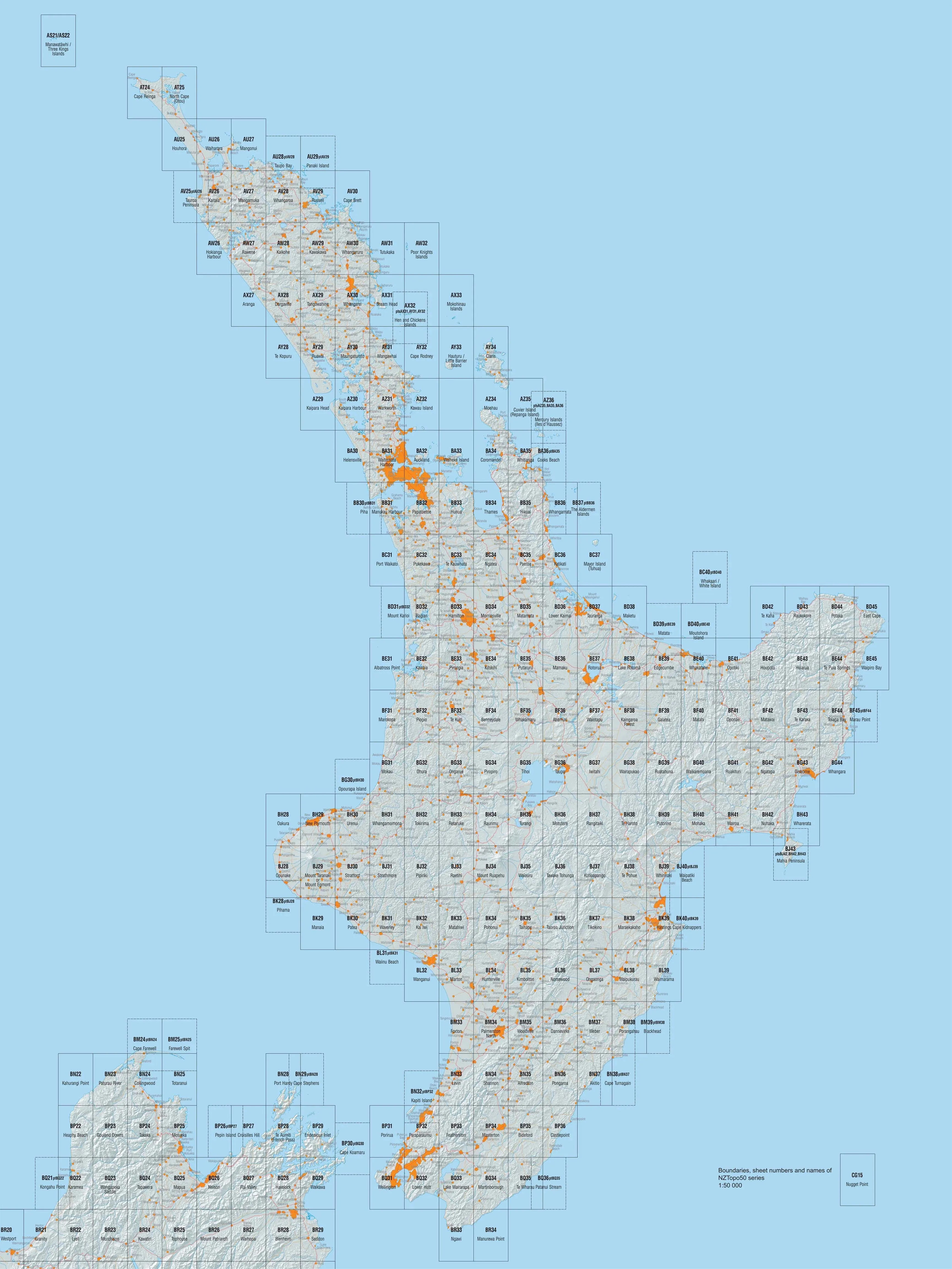 CC05 - Colonial Head Topo50 map