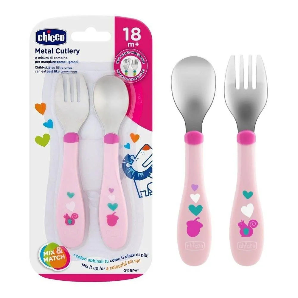 Chicco Metal Cutlery (18m )