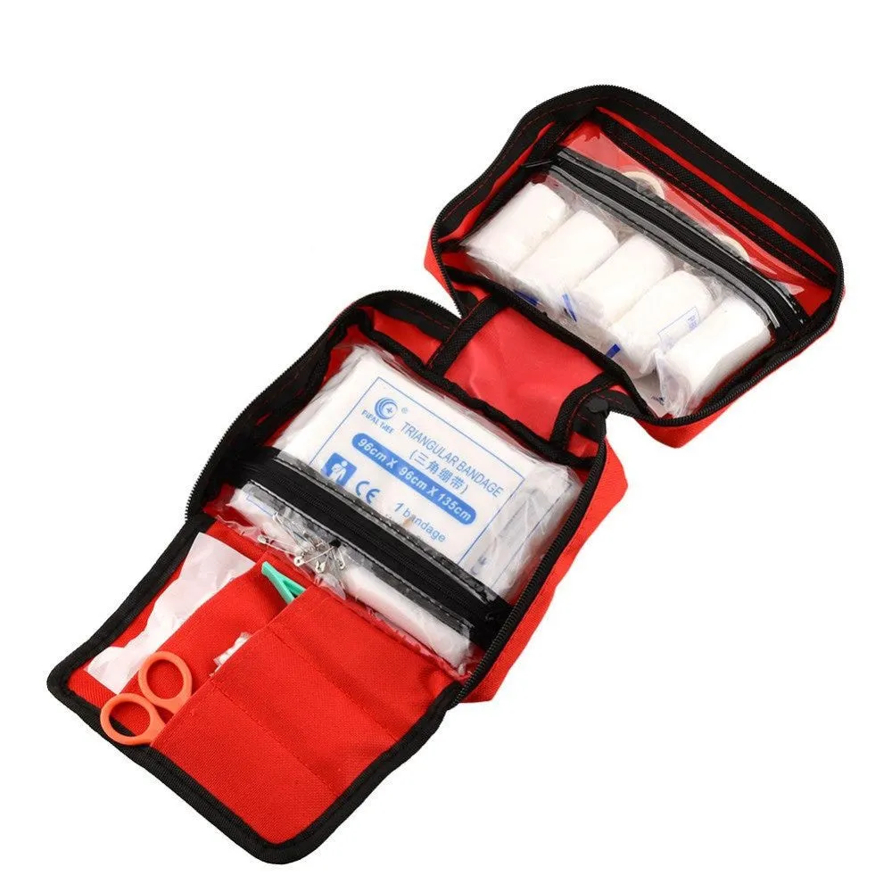 Emergency Survival First Aid Kit - Travel/In Car/Camping/Sports/Hiking/Cycling