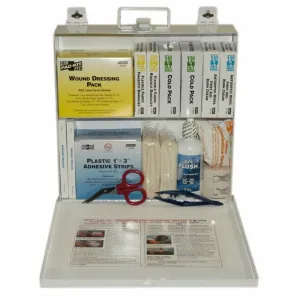 First Aid Only 6120 50 Person First Aid Kit, Steel