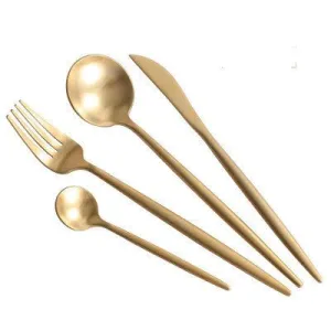 Golden Stainless Steel Cutlery