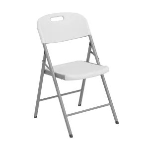 Granite White Folding Chairs – Set of 4