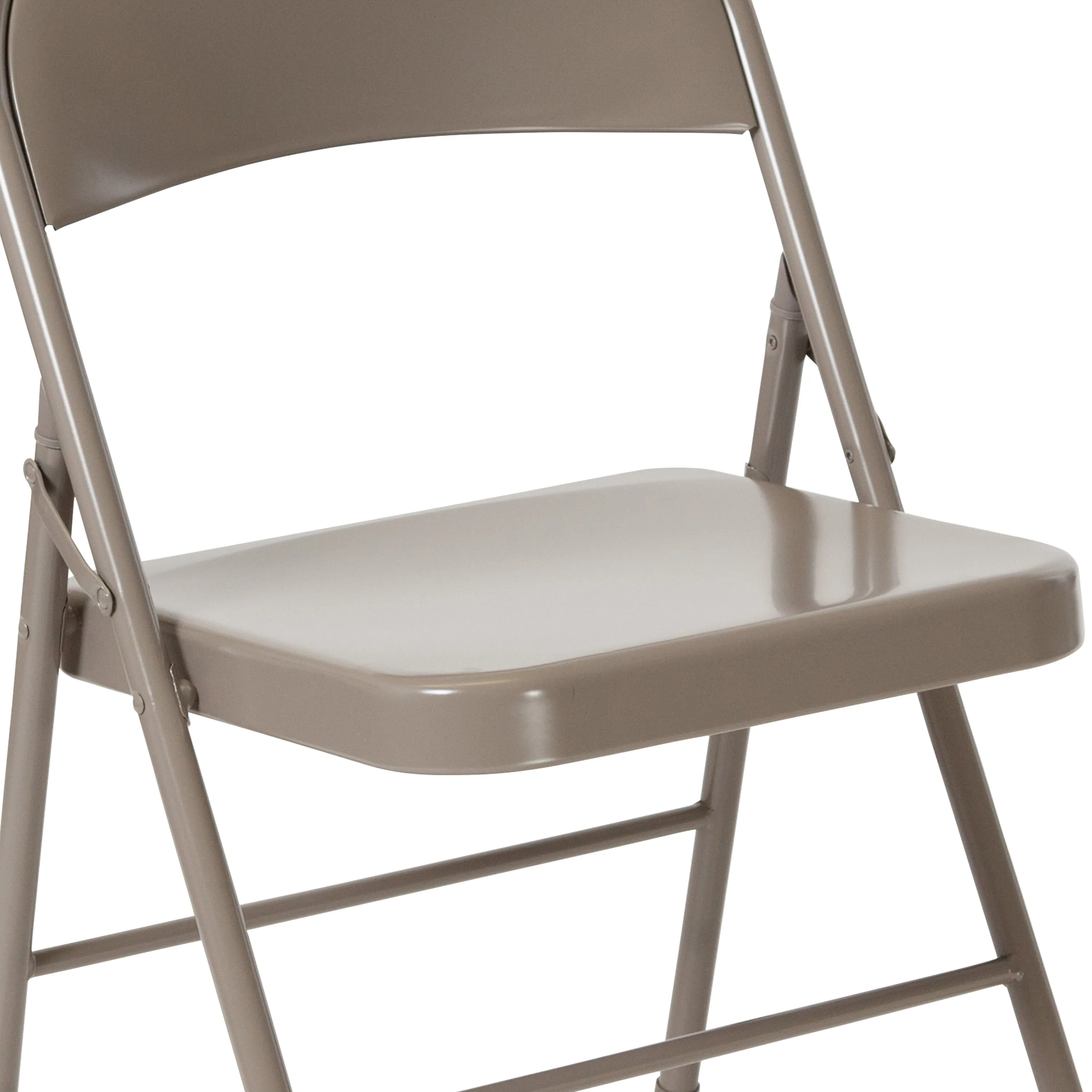 Gray Metal Folding Chair 2-BD-F002-GY-GG