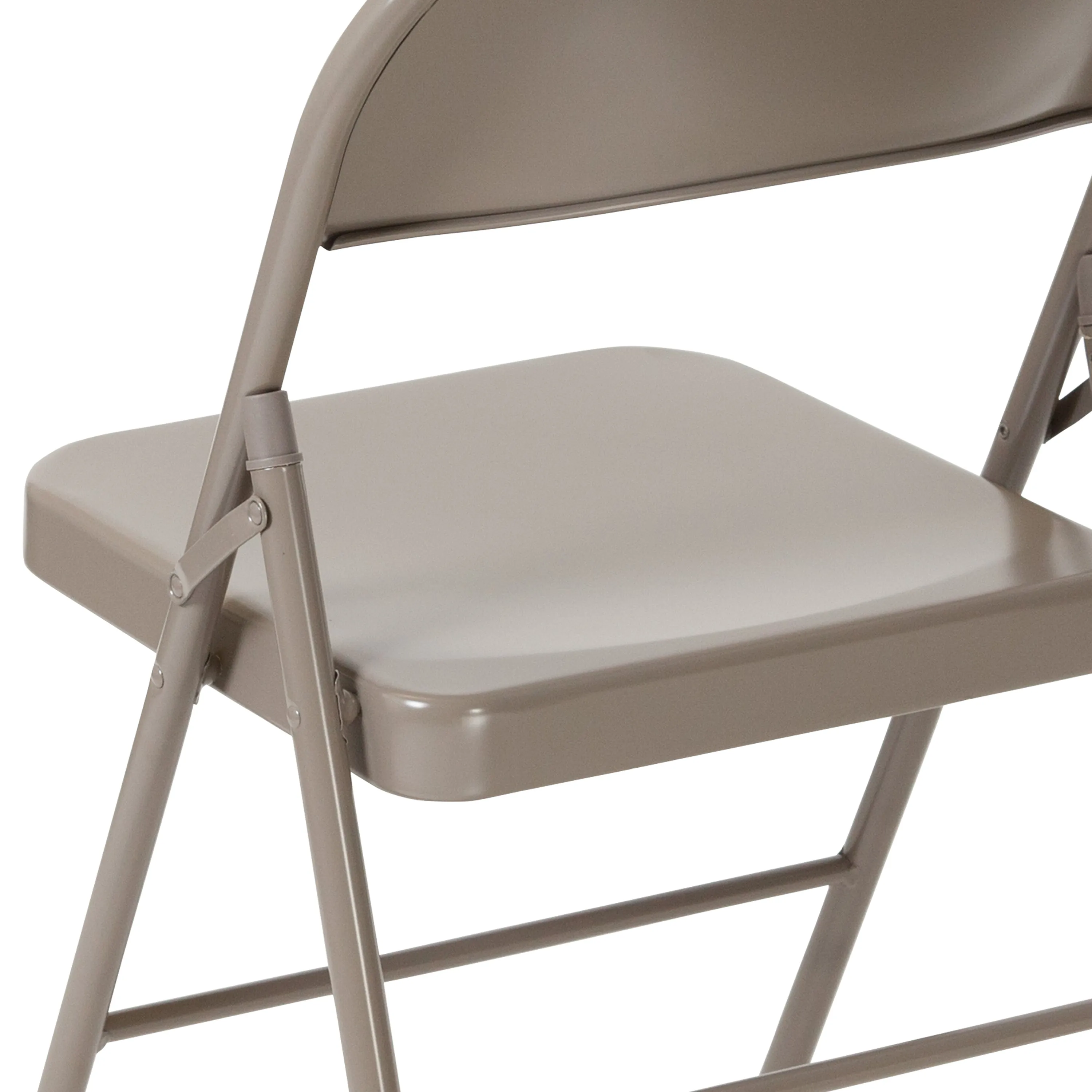 Gray Metal Folding Chair 2-BD-F002-GY-GG