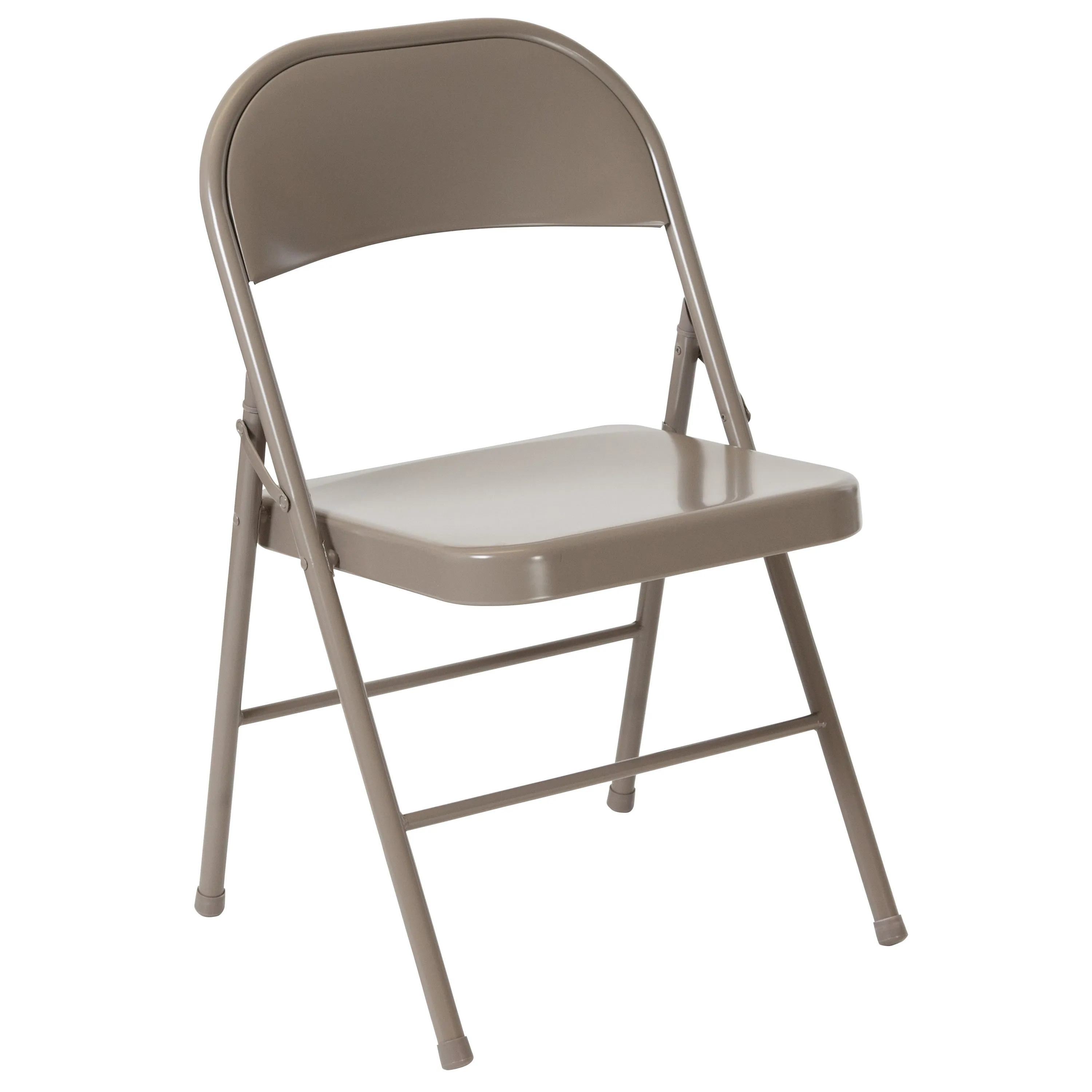 Gray Metal Folding Chair 2-BD-F002-GY-GG