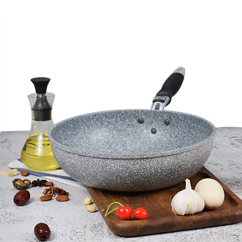 Japanese Maifan Stone Wok Non-Stick Pan Large Deep Frying