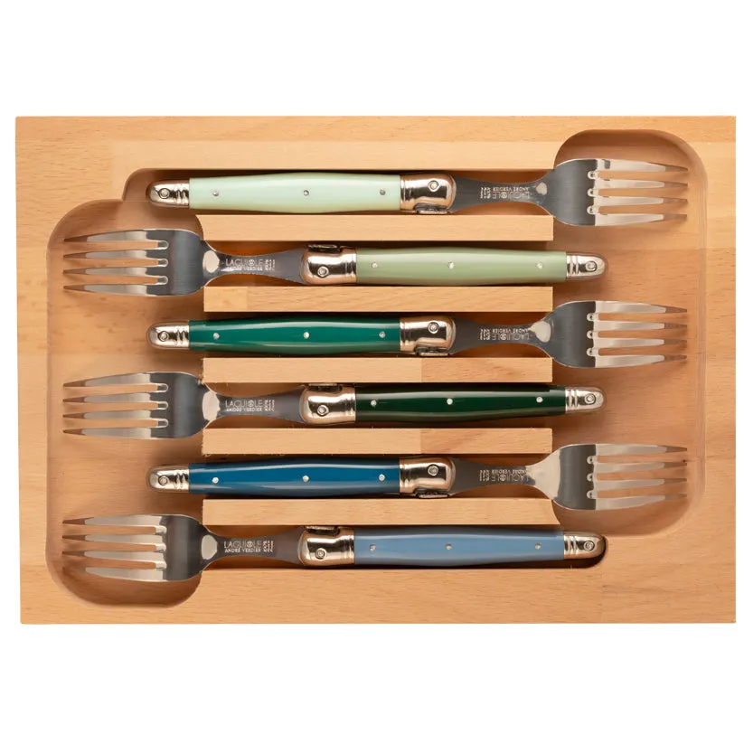 Laguiole André Verdier Set of 6 Forks