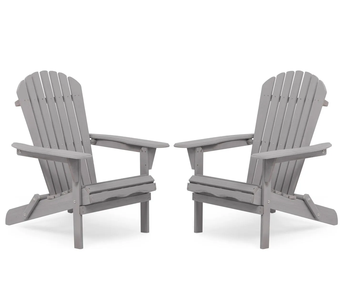 Lounge Patio Chair For Garden Outdoor Wooden Folding Adirondack Chair (Set of 2) Solid Cedar Wood Lounge Patio Chair For Garden