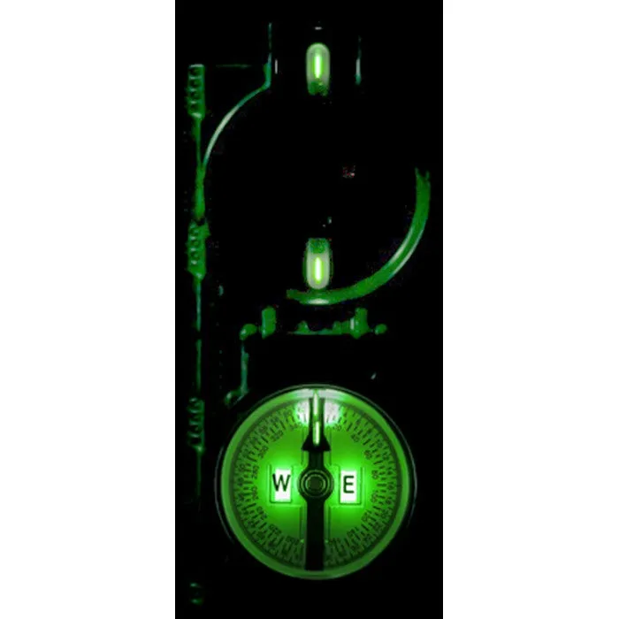 Olive Drab - Government Issued Special Lensatic Tritium Compass Glow-in-the-Dark - USA Made 3HJP