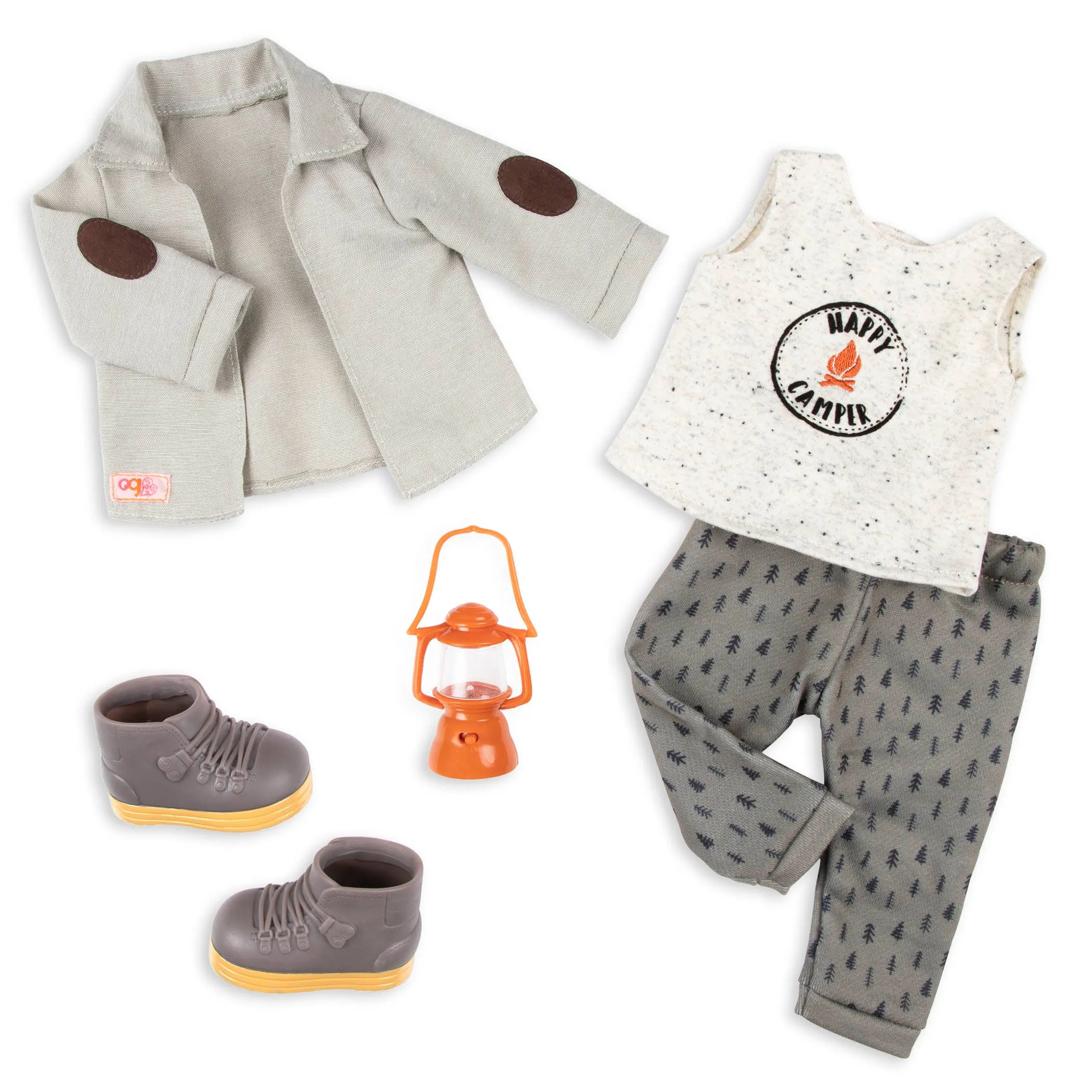 Our Generation Deluxe Outfit Campsite Delight Camping Outfit With Lantern