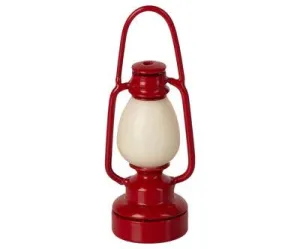 Pretend Play Toy | Red Vintage Lantern for Plush Maileg Mouse | Maileg