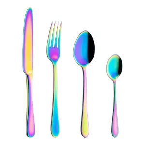 Rainbow 16 Piece Cutlery Set for 4 people