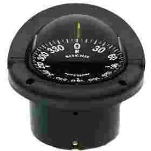 Ritchie Helmsman Flush Open Black Compass