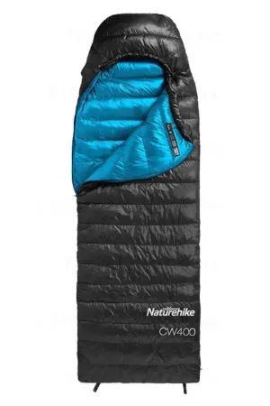 Sleeping Bag Cw400 Envelope L Duck Down Nh18c400-D-Black Naturehike