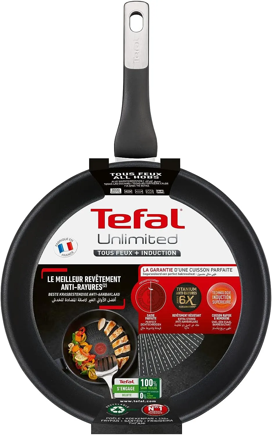 Tefal, Unlimited Frypan, 30 CM