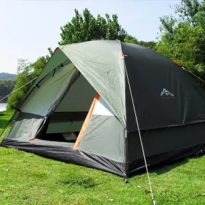 Three Person Double Layer Weather Resistant Outdoor Camping Tent