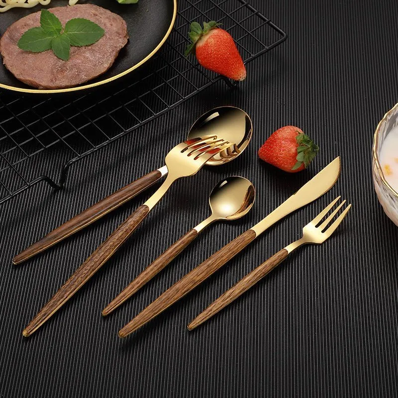 Wood Handle Stainless Steel Cutlery