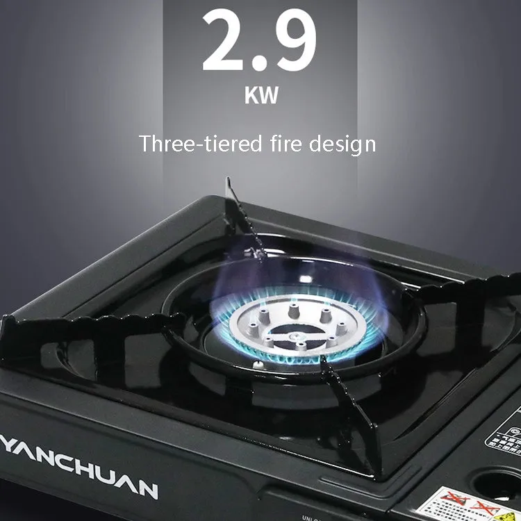 YANCHUAN Outdoor Portable Gas Stove, Style: Dual-use