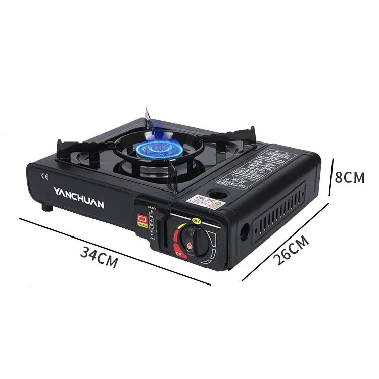 YANCHUAN Outdoor Portable Gas Stove, Style: Dual-use